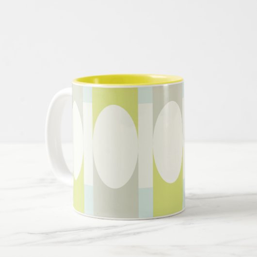 Holiday Rainbow Zweifarbige Tasse (Vorderseite Links)