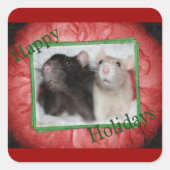 Holiday Rat Stickers (Vorderseite)