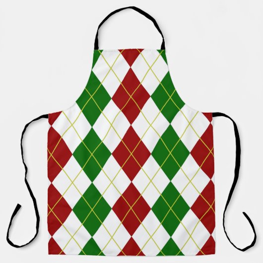 Holiday Raute Allover Print Schürze (Vorderseite)