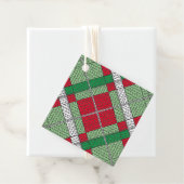 HOLIDAY RAUTE STRICK Square Geschenketags Geschenkanhänger (Beispiel)