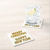 Holiday Rechteckiger Pappuntersetzer (Vor Ort)