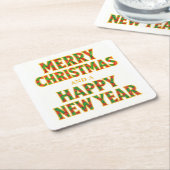 Holiday Rechteckiger Pappuntersetzer (angewinkelt)