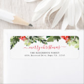 Holiday Red Berries Greenerity Rücksendeadresse (Insitu)