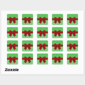 Holiday Red Bow Stickers (Blatt)