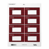 Holiday Red Buffalo Kariert Tartan Shipping (Vorne)