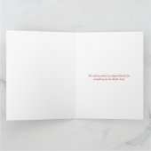 Holiday Red Floral Stethoscope Herzlichen Dank Dankeskarte (Innenseite)