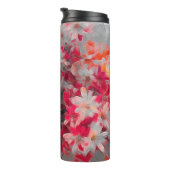 Holiday Red Floral Tumbler Thermosbecher (Nach rechts gedreht)