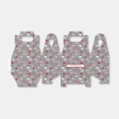 Holiday Red Gemustert Longhorns Muster Geschenkschachtel (Ungefaltet)