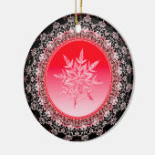 Holiday Red Ice Keramik Ornament (Links)