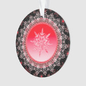 Holiday Red Ice Ornament (Vorderseite)