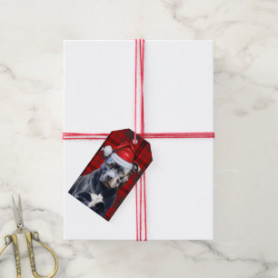 Holiday Red Kariert Bluenose Pit Dog Lover Geschenkanhänger
