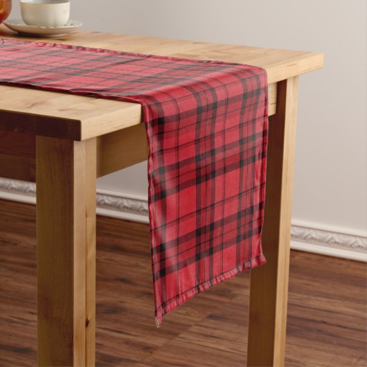 Holiday Red Kariert Table Runner Großer Tischläufer (Beispiel)
