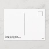 Holiday Red Postcard Feiertagspostkarte (Rückseite)