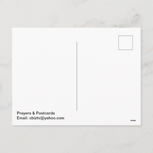 Holiday Red Postcard Feiertagspostkarte (Rückseite)