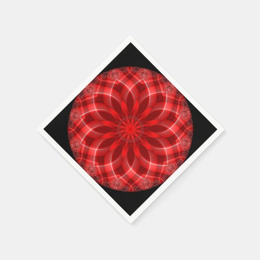 Holiday Red Serviette (Ecke)