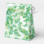 Holiday Reindeer auf Blätter Geschenkschachtel (Rückseite)