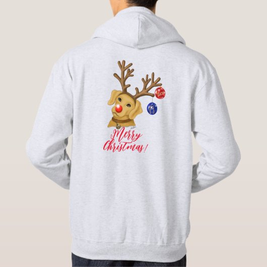 Holiday Reindeer Fox Red Labrador Sweat Shirt (Rückseite)