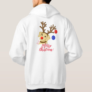 Holiday Reindeer Gelbe Labrador Sweat Shirt