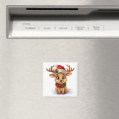 Holiday Reindeer Magnet (In Situ (Geschirrspüler))