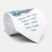 Holiday Reindeer Personalisierte Krawatte (Gerollt)