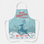 Holiday Reindeer Personalisierte Schürze (Vorderseite)