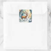 Holiday Reindeer Sticker (Tasche)
