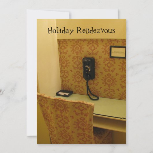 Holiday Rendezvous Card by RoseWrites Einladung (Vorderseite)