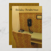 Holiday Rendezvous Card by RoseWrites Einladung (Vorne/Hinten)