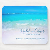 Holiday Rental Blue Ocean Sky Informationen Mousepad (Vorne)