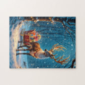 Holiday Rentier Game Puzzle (Horizontal)