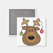 Holiday Rentier Tshirts und Geschenke Magnet (Vorderseite/Rückseite)