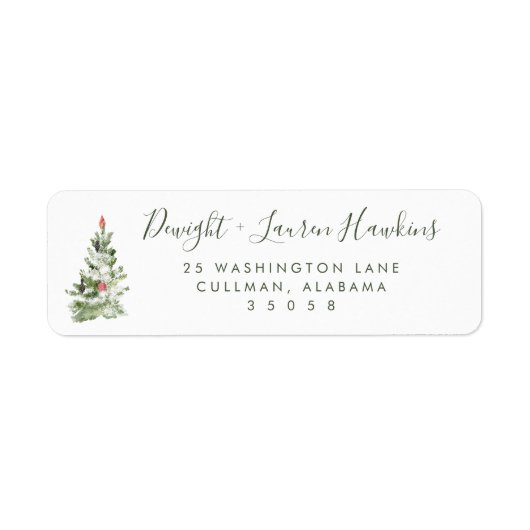 Holiday | Return Address Label (Vorne)