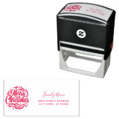 Holiday Return Address Self-inking Stamp Permastempel (Beispiel)