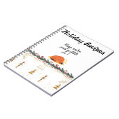 Holiday Rezepte Spiralheft Notizblock (Linke Seite)