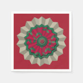 Holiday Rosette Holly Serviette (Vorderseite)