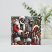 Holiday Royalty Einladung (Stehend Vorderseite)