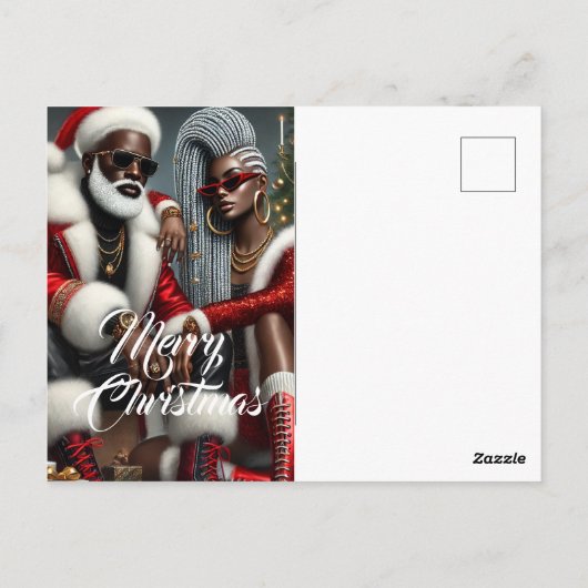 Holiday Royalty Postcard Postkarte (Rückseite)