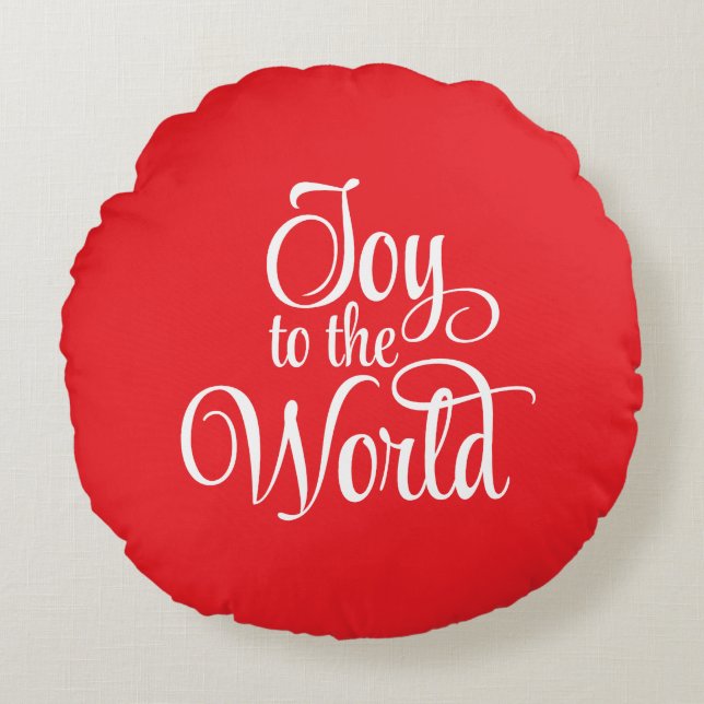 Holiday Rundes Kissen (Vorderseite)