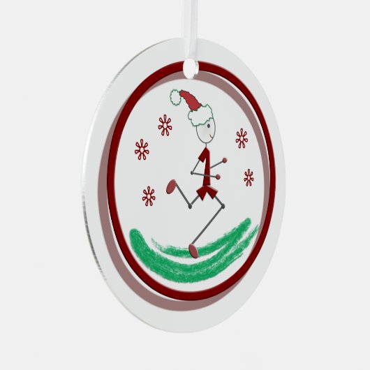 Holiday Runner Typ Metal Ornament (Vorderseite Rechts)