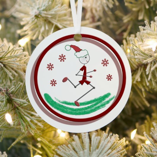 Holiday Runner Typ Metal Ornament (InSitu)