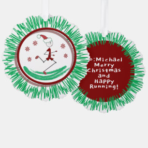 Holiday Runner Typen Card Ornament Karte