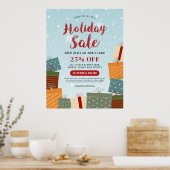Holiday Sale Snowflakes und Prestige Business Poster (Küche)
