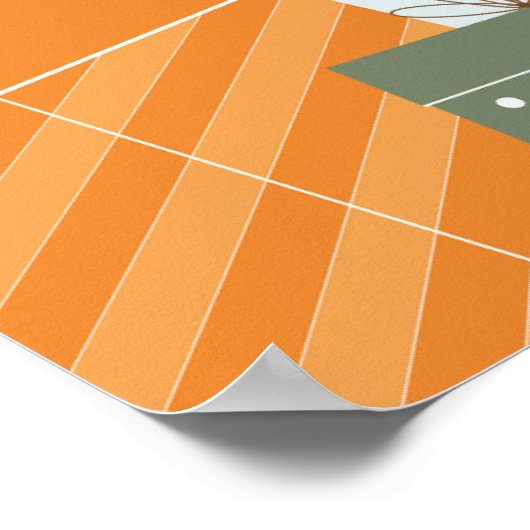 Holiday Sale Snowflakes und Prestige Business Poster (Ecke)