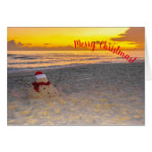 Holiday Sandman am Strand (Vorderseite (Horizontal))