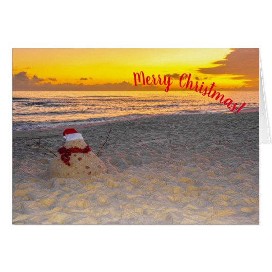 Holiday Sandman am Strand (Vorderseite (Horizontal))