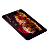Holiday Santa Dog Magnet (Rechte Seite)