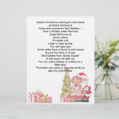 Holiday Santa Letterhead Brief Weihnachtsgeschäft (Stehend Vorderseite)