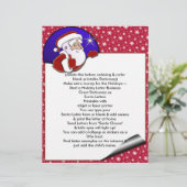 Holiday Santa Letterhead Brief Weihnachtsgeschäft (Stehend Vorderseite)