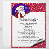 Holiday Santa Letterhead Brief Weihnachtsgeschäft (Vorne/Hinten)