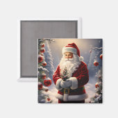 Holiday Santa Magnet (Vorderseite/Rückseite)